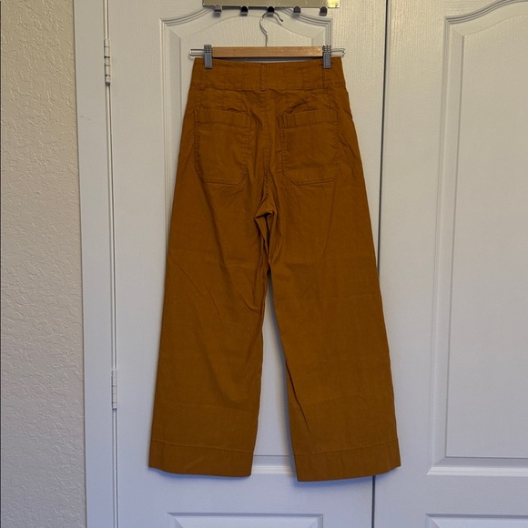 Anthropologie Maeve Golden Wide-Leg Pants - Picture 5 of 9